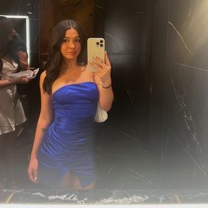 Blue dress